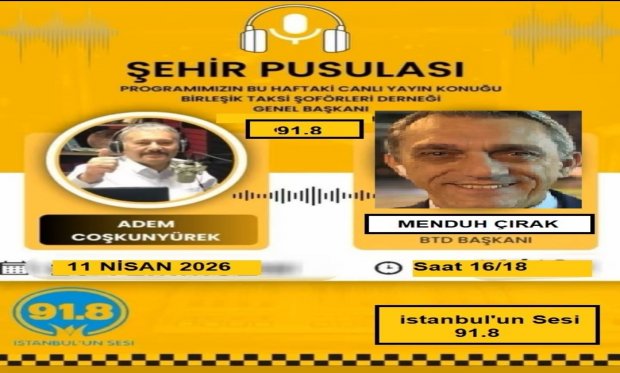 Başkanımız Memduh Çırak Adem Coşkunyürek'in hazırlayıp sunduğu Şehir Pusulası radyo programına konuk oluyor