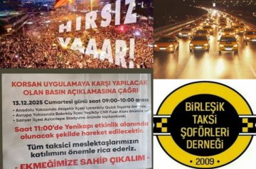 Taksiciler Korsana Karşı Protesto Eylem Çağrısı